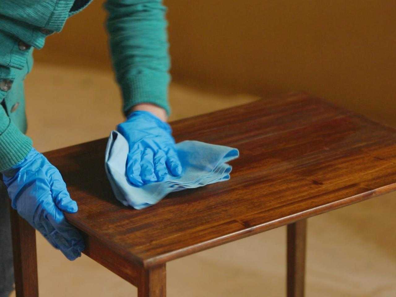 восстановить лаковое покрытие на мебели